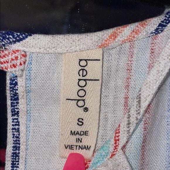 Striped Romper - Picture 2 of 4